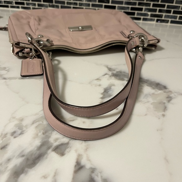 Blush Coach Kristin Leather Zip Purse - Picture 7 of 12